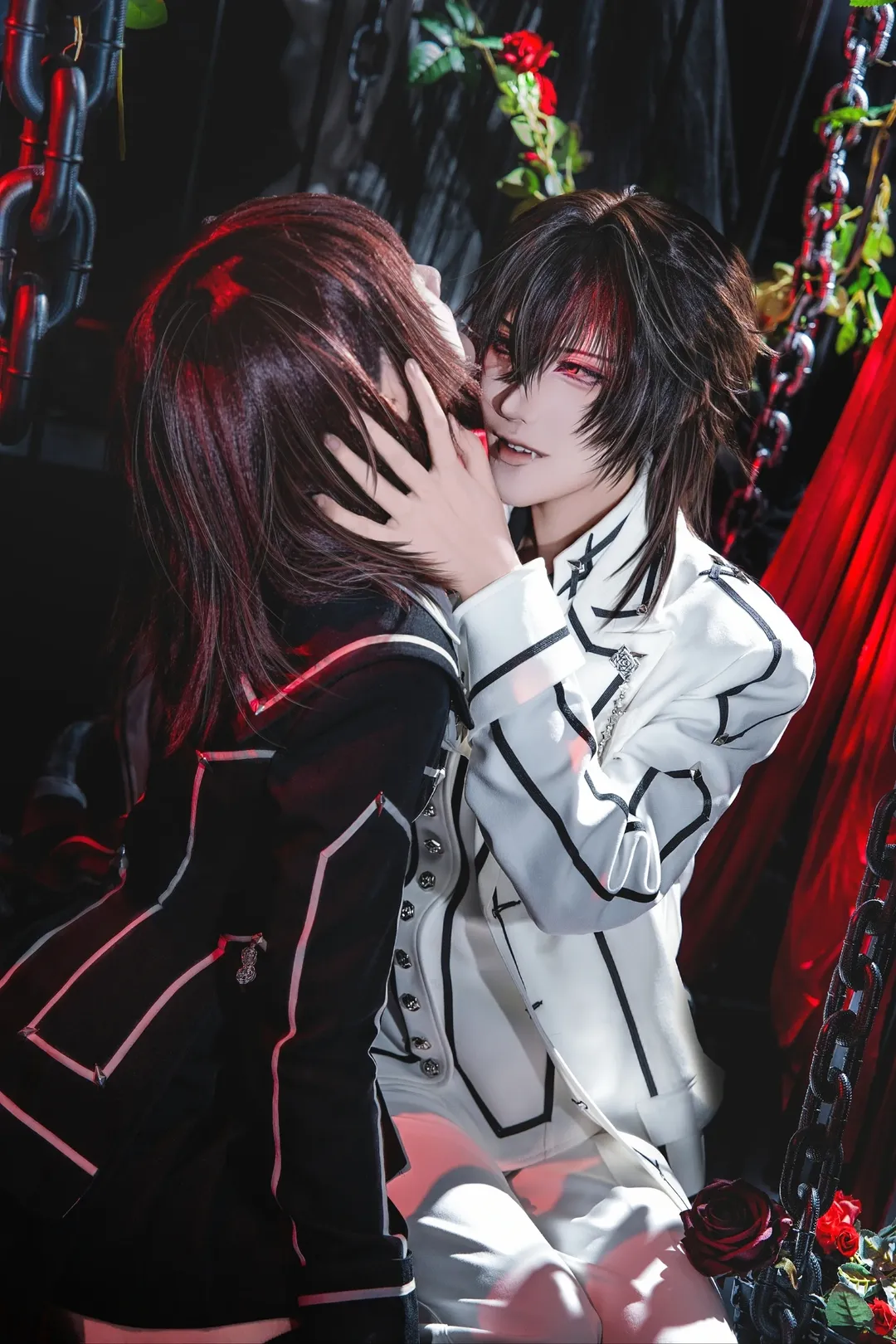 哥特风cos, 黑丝cos, 玖兰优姬cos, 吸血鬼骑士, 玖兰枢cos - 第1张