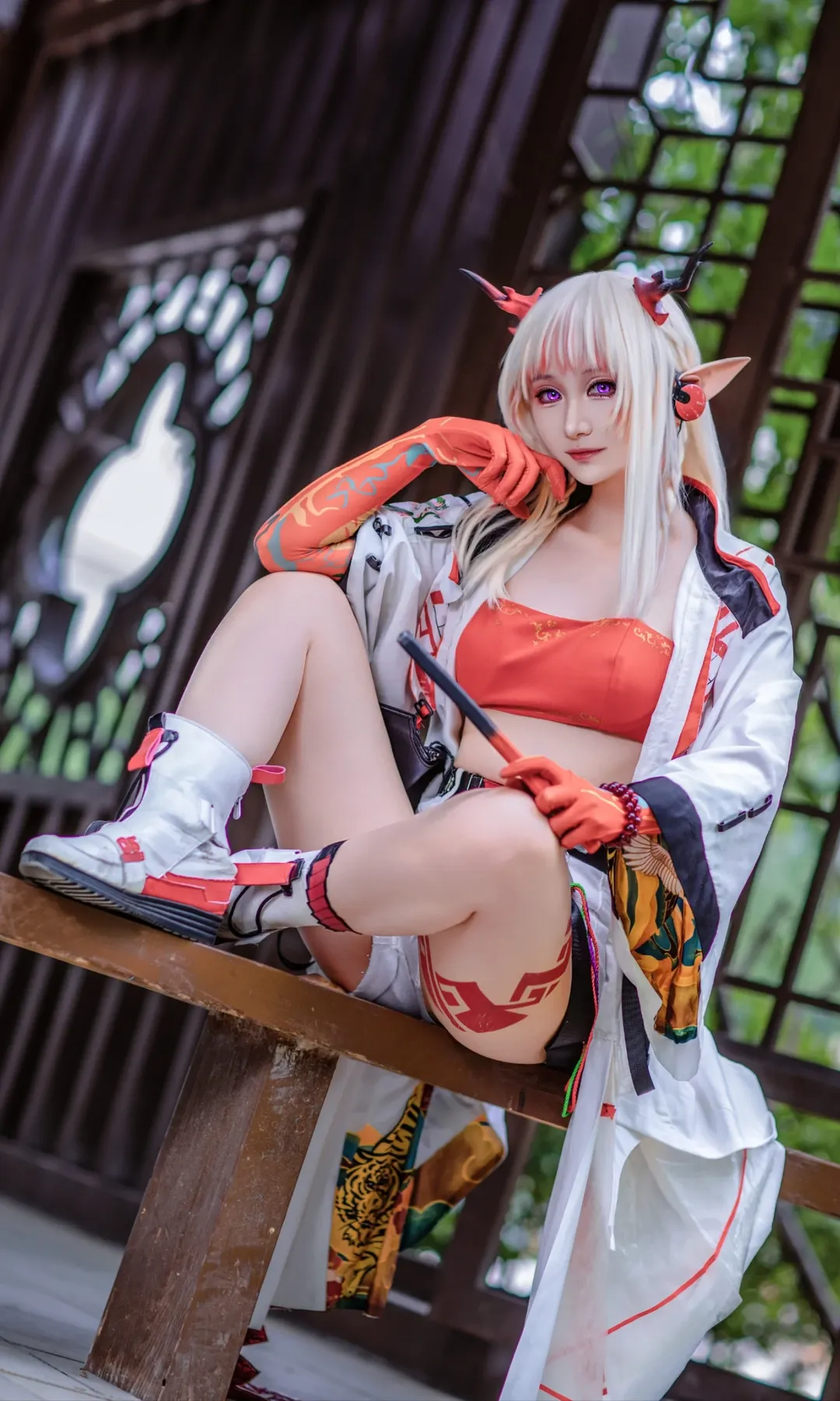 cosplay, 户外摄影, 和风, 明日方舟, 年cos