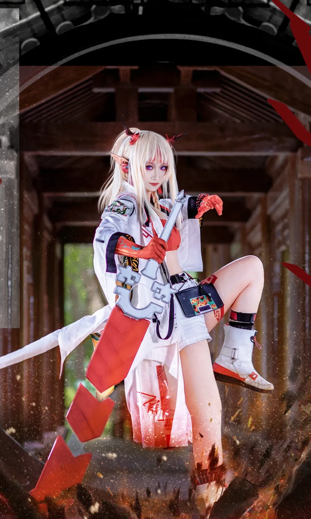 明日方舟, 户外cos, cosplay摄影, 二次元还原, 年cos