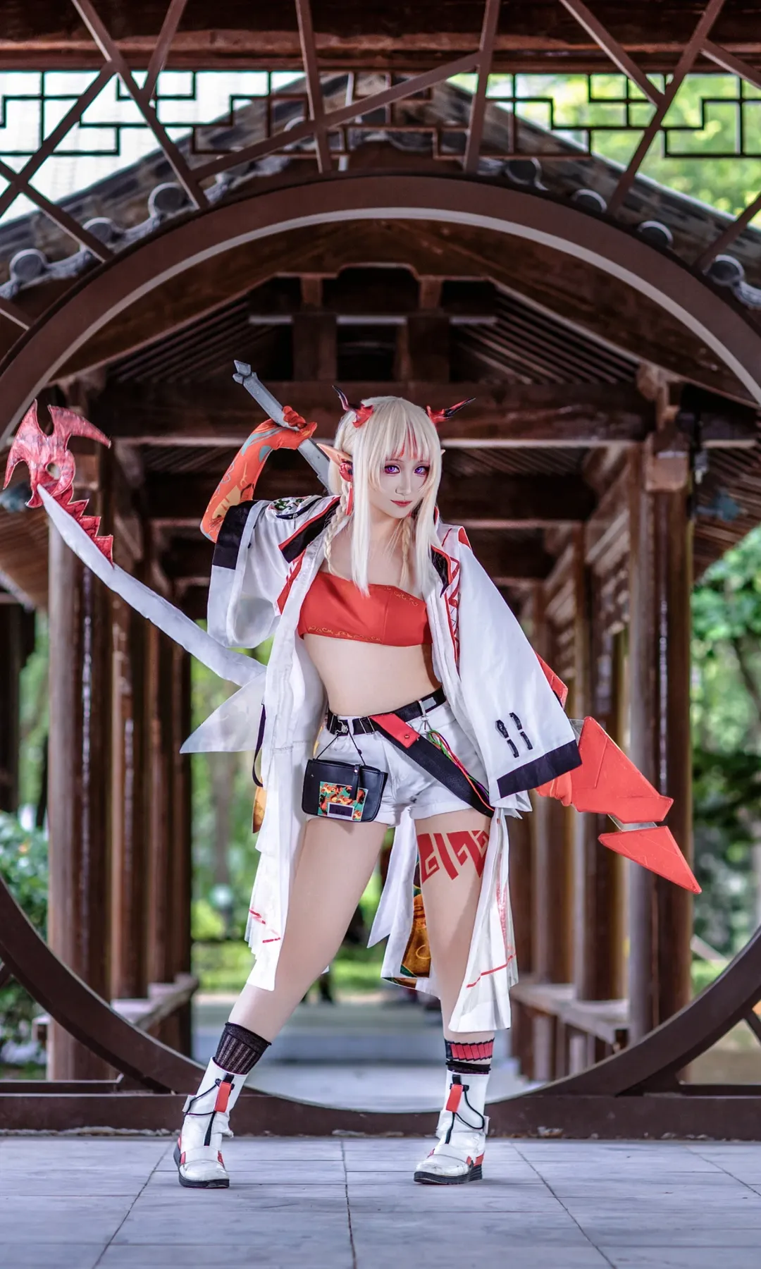 アークナイツ, 屋外コスプレ, コスプレ撮影, 二次元再現, ニェン コスプレ - 2枚目