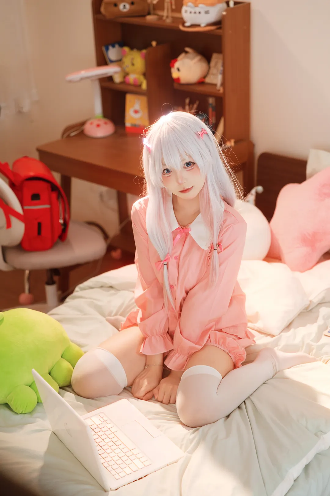 二次元cosplay, 广州模特, 埃罗芒阿老师, 和泉纱雾cos, 居家风cos