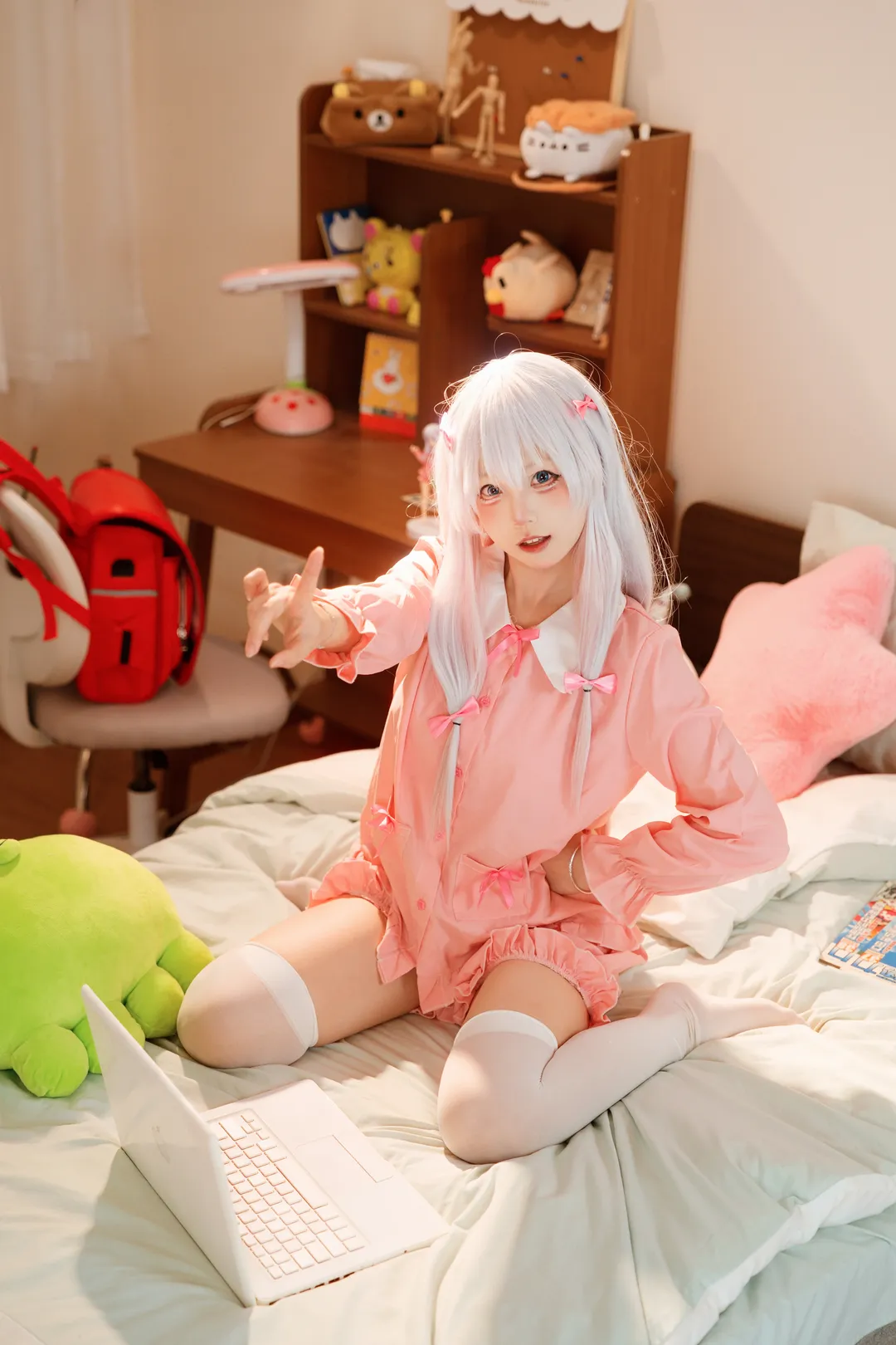 二次元コスプレ, 広州モデル, エロマンガ先生, 和泉紗霧 コスプレ, 部屋着コス - 2枚目
