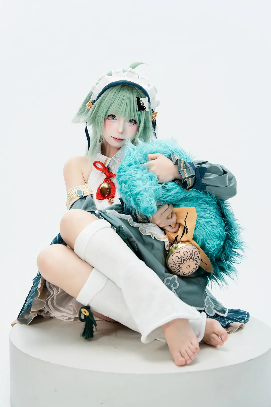 白棚拍摄, 崩坏星穹铁道, 藿藿cos, 广州约拍, 女仆装cos - 第2张