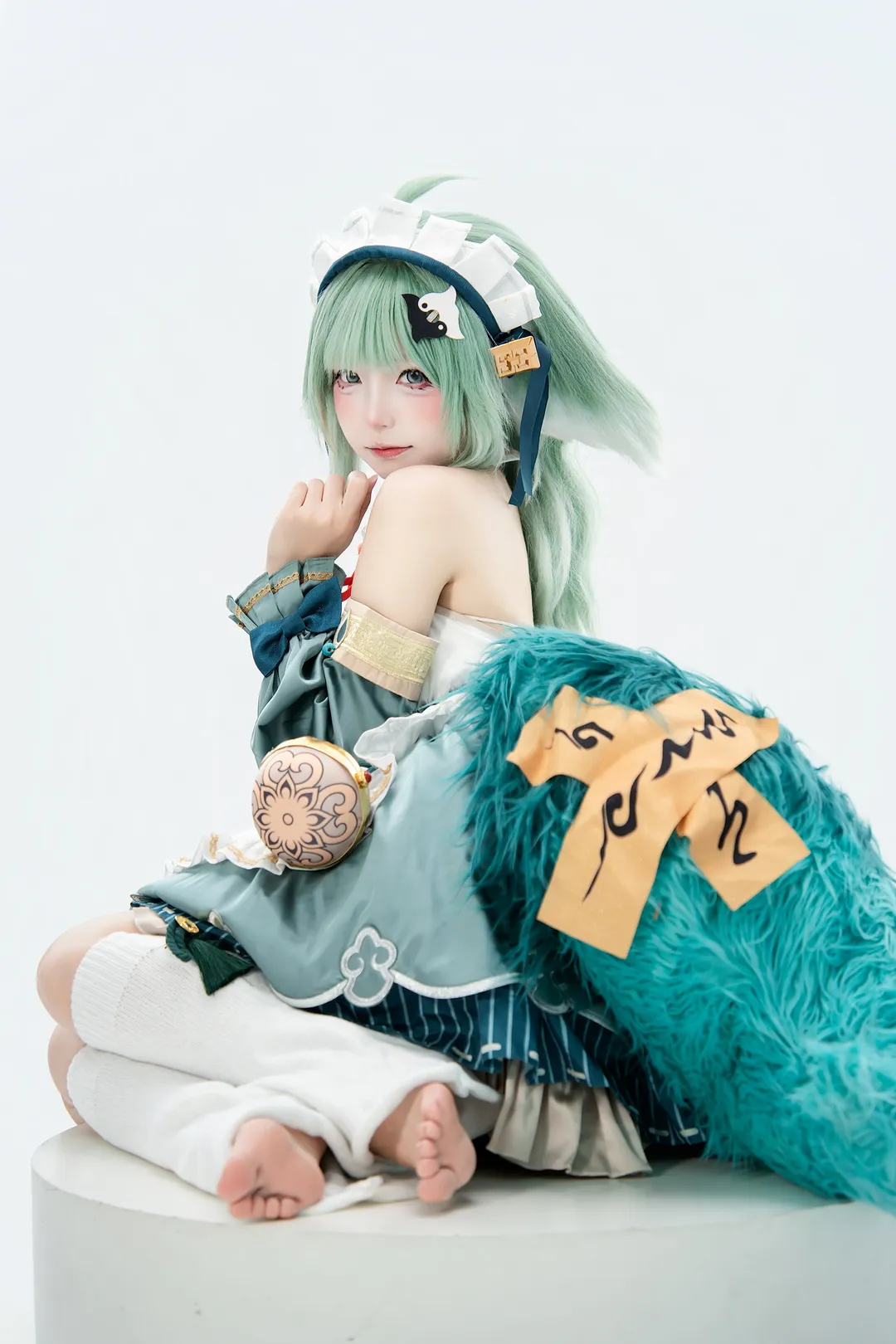 白棚拍摄, 崩坏星穹铁道, 藿藿cos, 广州约拍, 女仆装cos - 第4张
