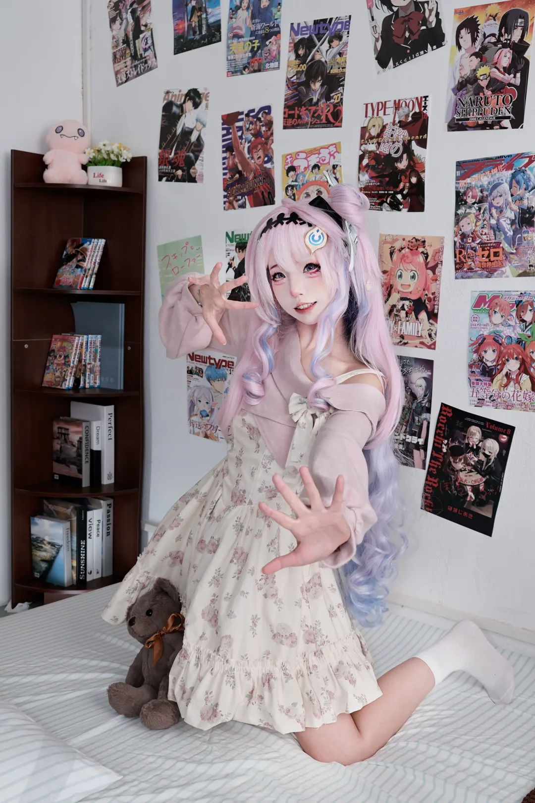 鸣潮, 达妮娅cos, 广州模特, cosplay摄影, 自搭棚拍