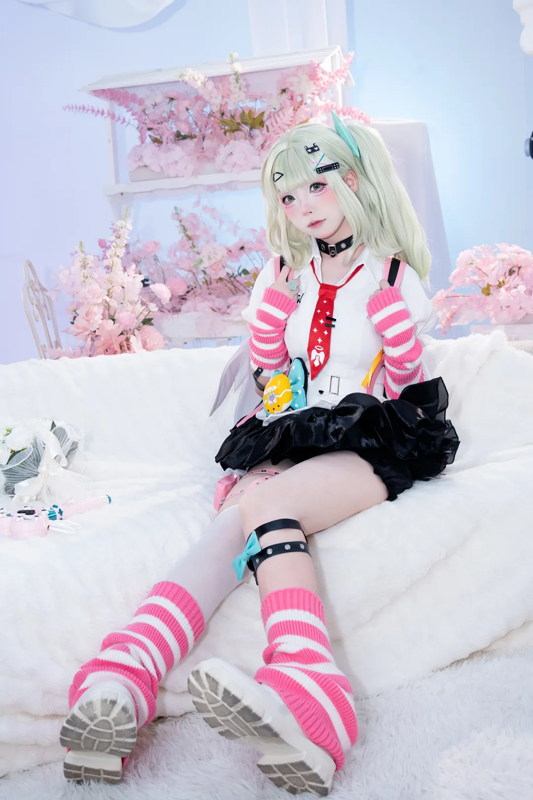 絕區零, 妄想天使, 白絲, 千夏cos, 二次元美少女