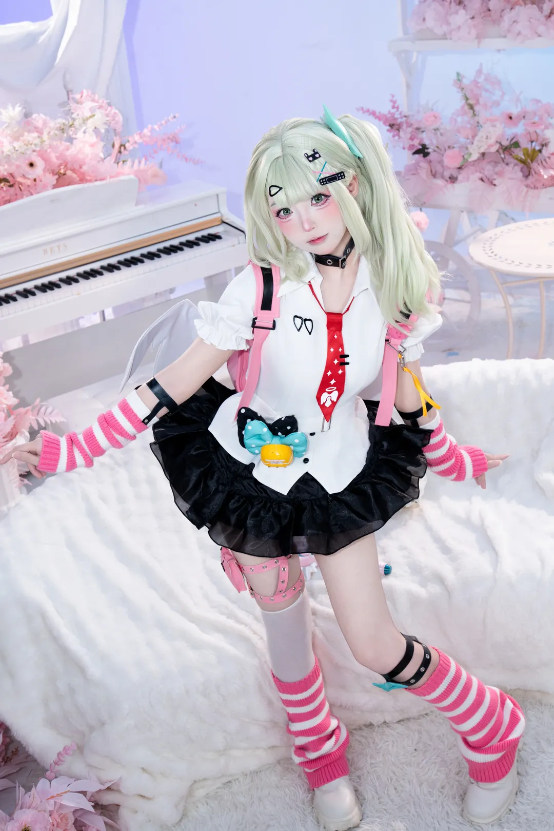 绝区零, 广州模特, 妄想天使, 千夏cos, 堆堆袜
