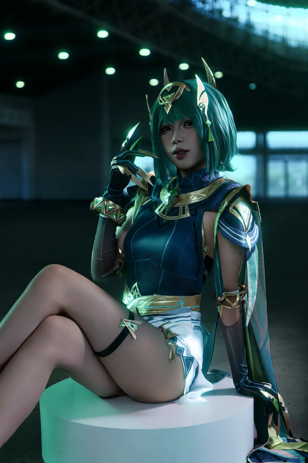 原神, cosplay, 奈芙爾cos, 冷豔風, 裝備還原