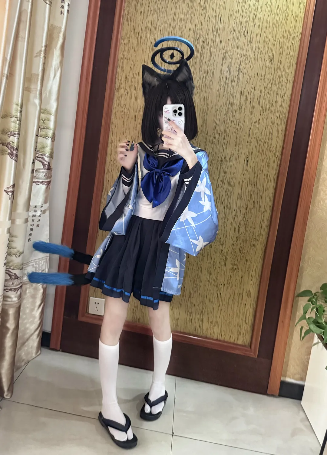 蔚蓝档案, 桐生桔梗cos, 二次元cos, cosplay日常, 兽耳娘 - 第2张