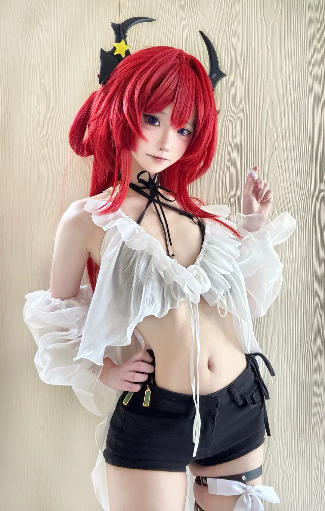 二次元撮影, アークナイツ, スルト コスプレ, 夏の水着, コスプレコーディネート - 2枚目