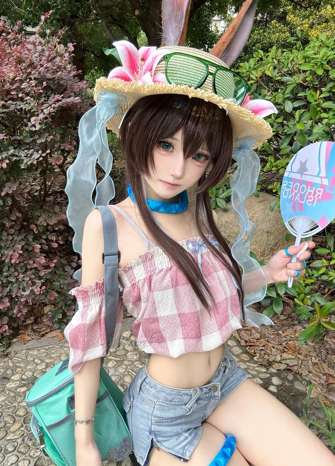 泳裝, 明日方舟, 戶外拍攝, 阿米婭cos, 火藍之心