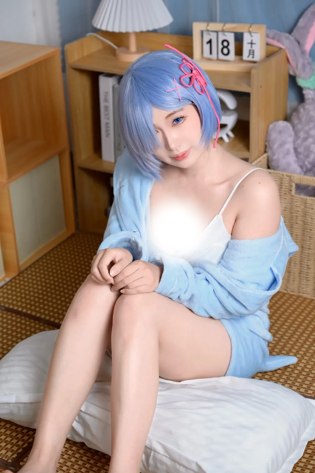 Anime girl, Re:ZERO -Starting Life in Another World-, Rem cosplay, Cosplay photography, Japanese home style