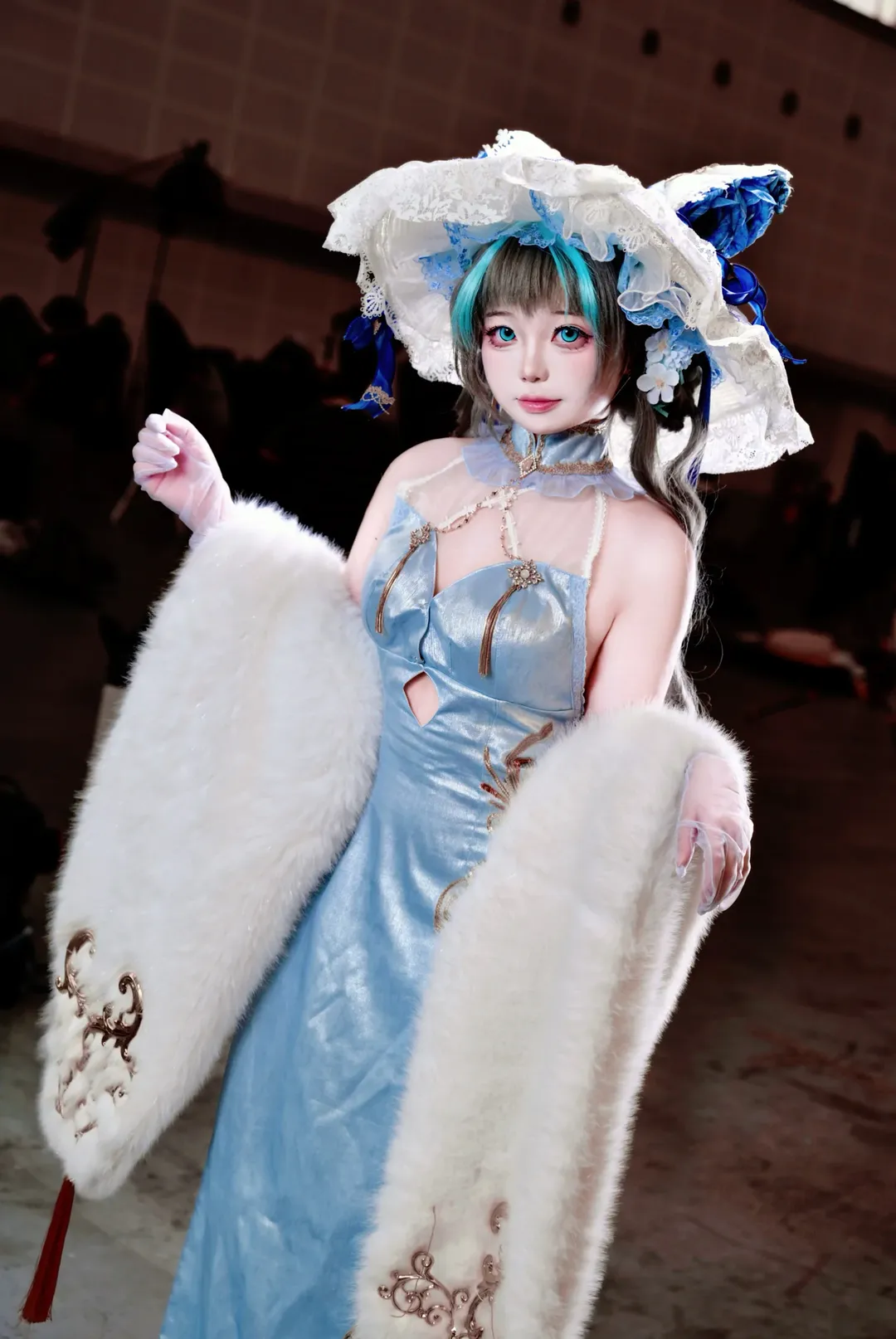チェシャー コスプレ, アズールレーン, イベント写真, 白ニーソコーデ, ポートレートの3要素 - 1枚目