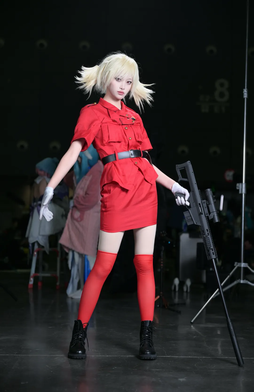 イベント写真, 吸血鬼, セラス・ヴィクトリアコスプレ, ヘルシング, 赤いストッキング - 2枚目