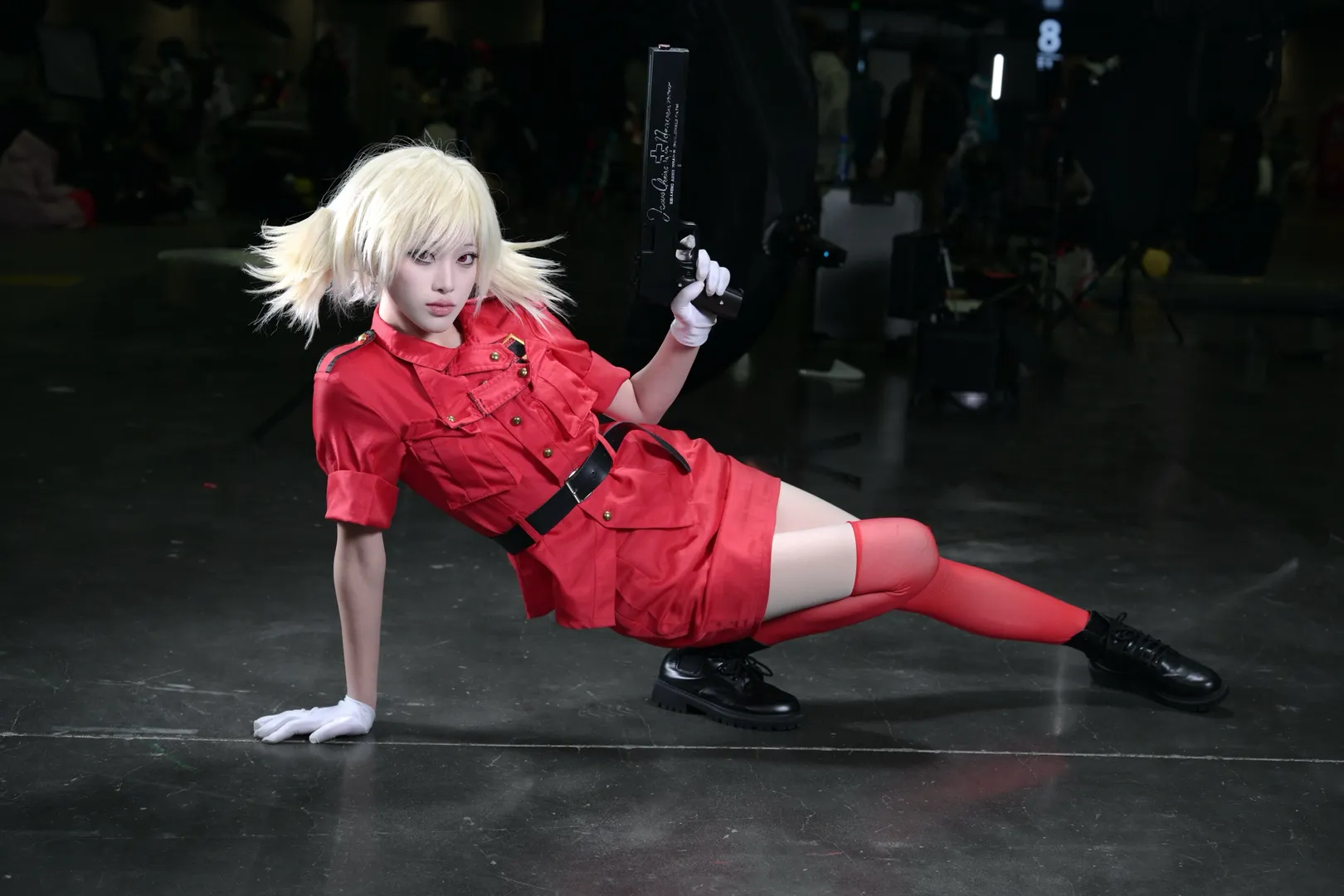 イベント写真, 吸血鬼, セラス・ヴィクトリアコスプレ, ヘルシング, 赤いストッキング - 4枚目