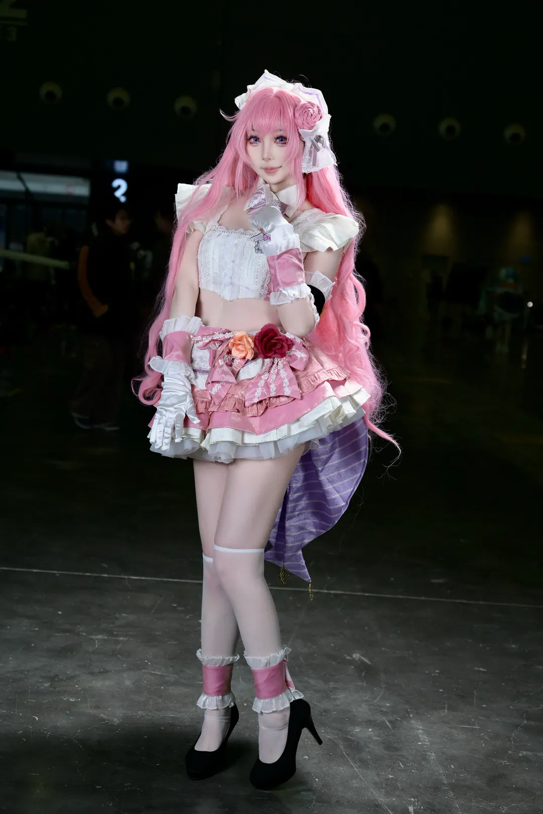 Convention photo, Convention photos, White stockings, Dorothy cosplay, Goddess of Victory: Nikke