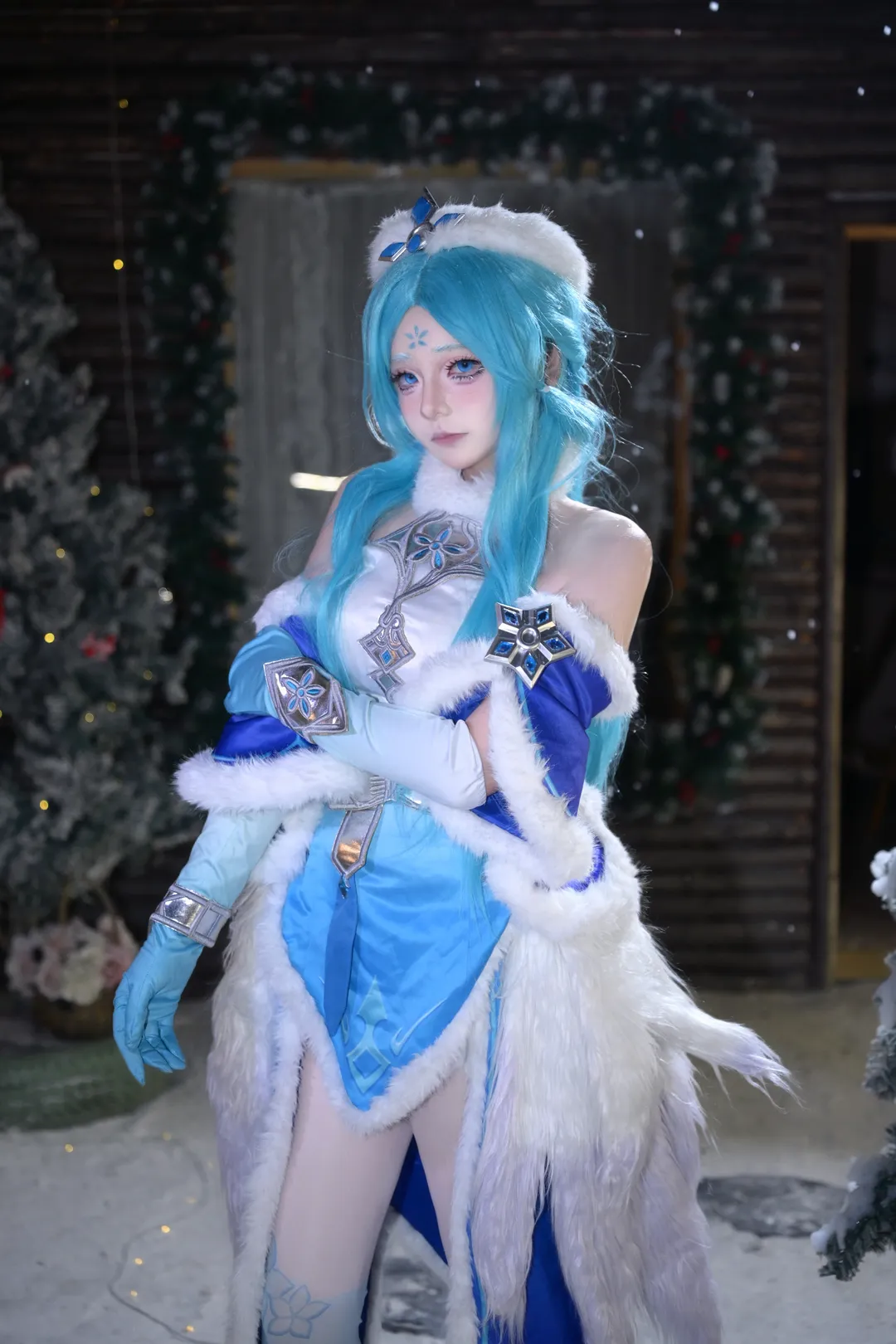cosplay, 互勉约拍, 王者荣耀, 王昭君cos, 丝袜 - 第1张