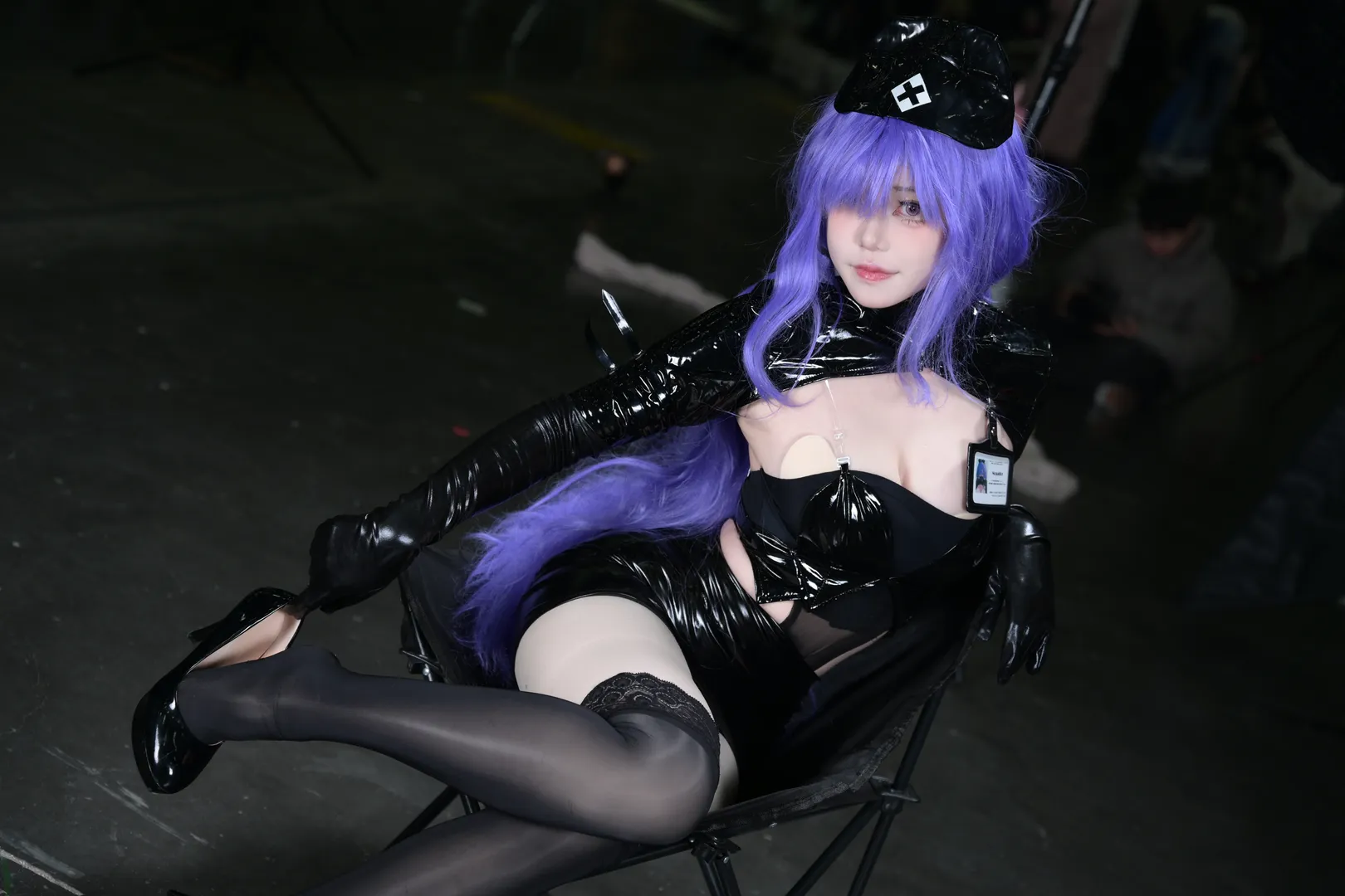 碧蓝航线, 漫展返图, cosplay摄影, 黑丝穿搭, 莫加多尔cos