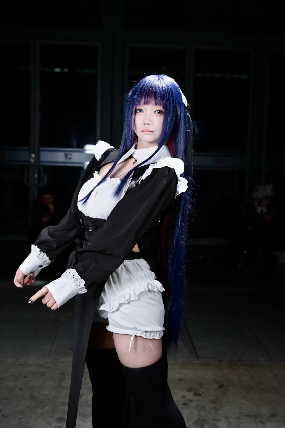 漫展返图, 哥特风格, cosplay摄影, 吊带袜天使, Stockincos - 第3张