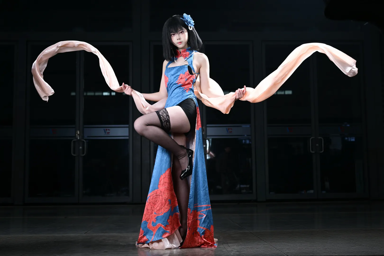 Azur Lane, Convention photos, Chien Wu cosplay, Modern Cheongsam, Convention photoshoot collaboration (TFCD) - Image 10