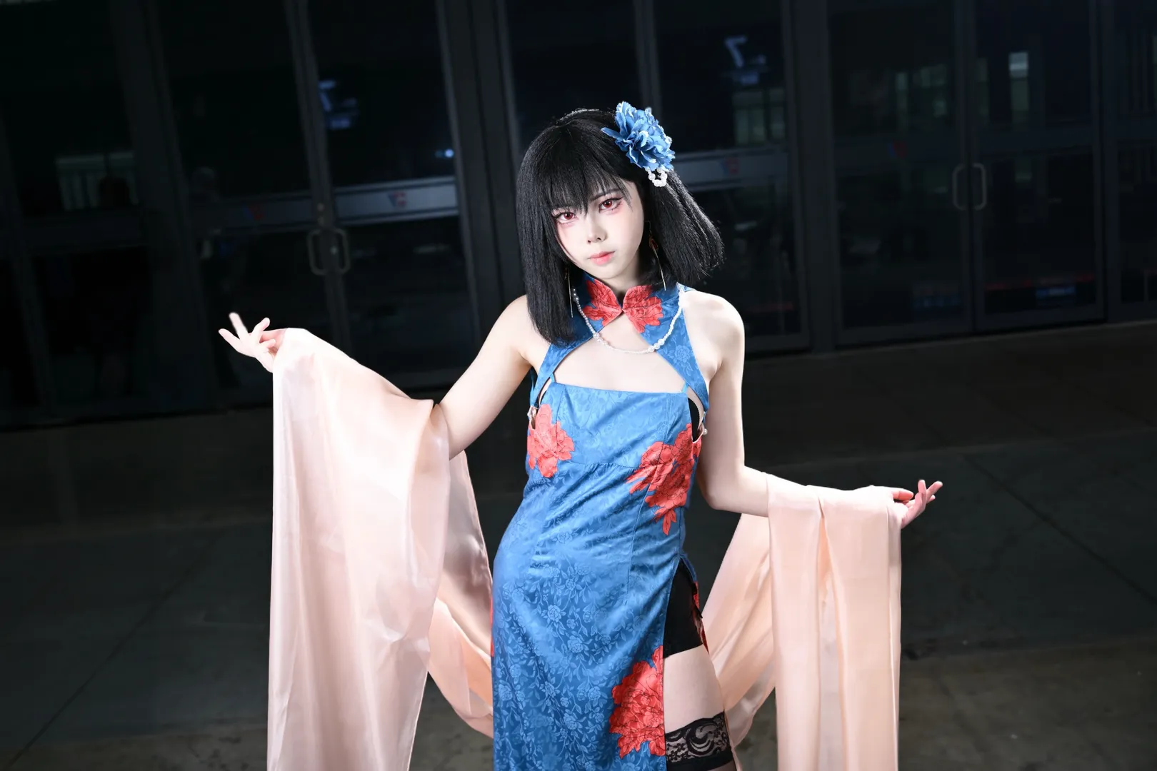 Azur Lane, Convention photos, Chien Wu cosplay, Modern Cheongsam, Convention photoshoot collaboration (TFCD) - Image 8