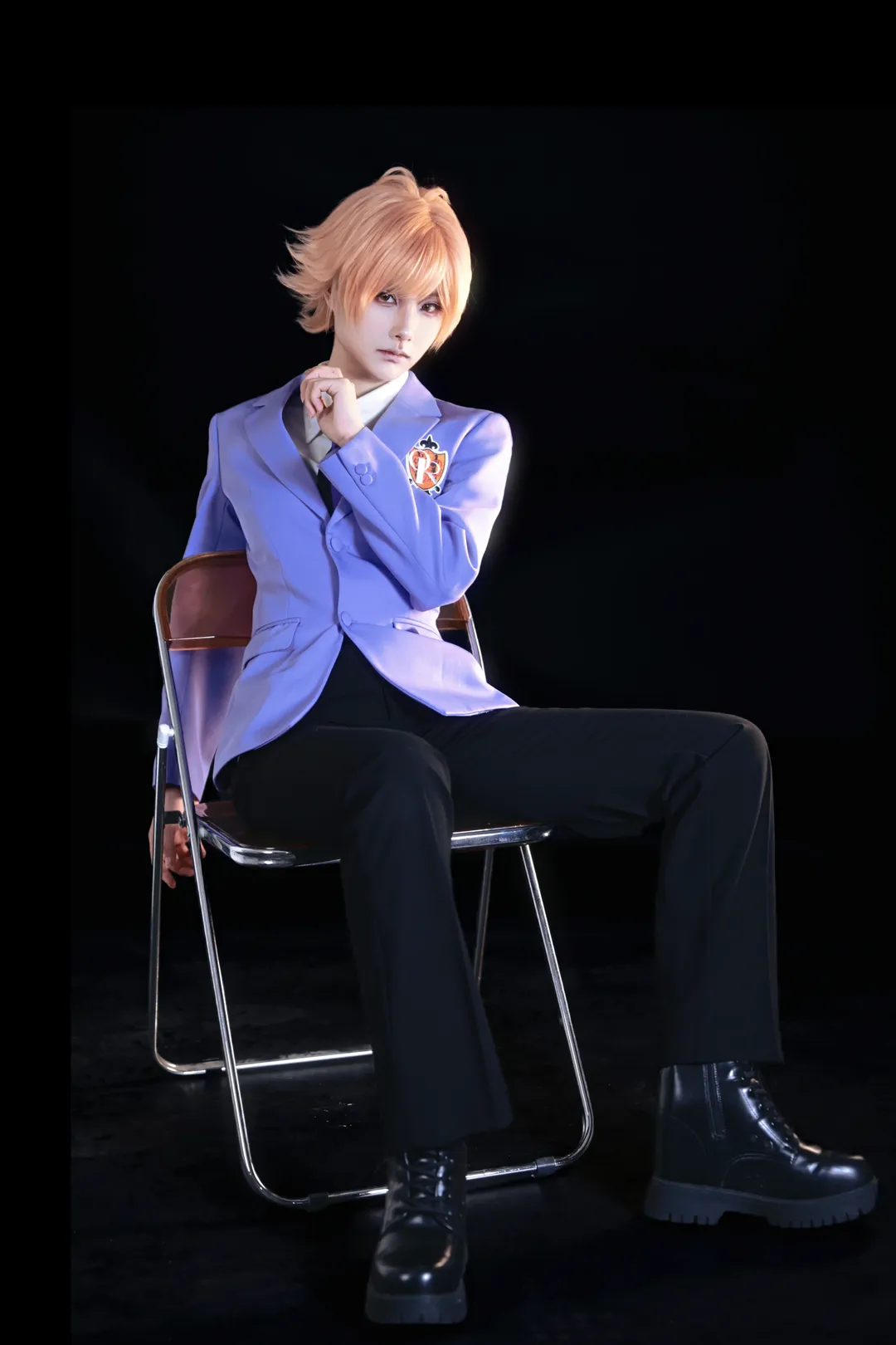 cosplay正片, 樱兰高校男公关部, 常陆院光cos, 常陆院馨cos, 男高中生制服 - 第3张