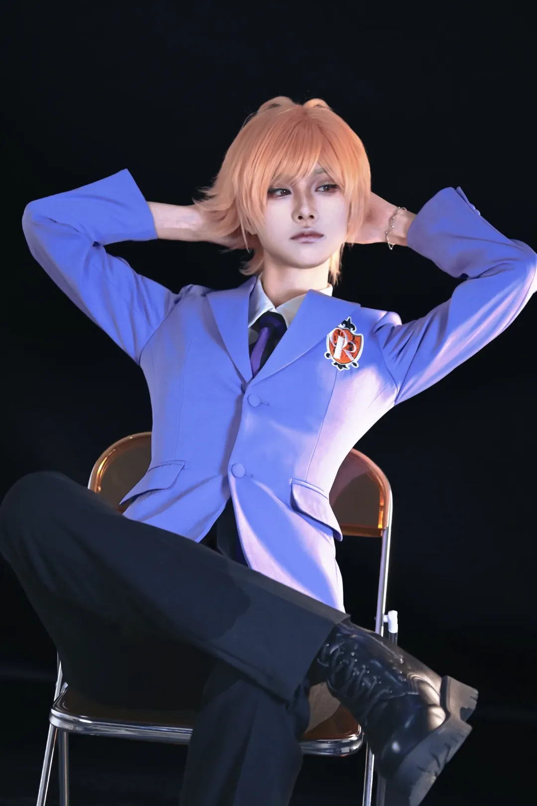 cosplay正片, 樱兰高校男公关部, 常陆院光cos, 常陆院馨cos, 男高中生制服
