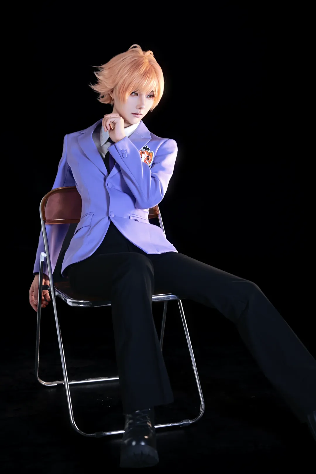 cosplay正片, 樱兰高校男公关部, 常陆院光cos, 常陆院馨cos, 男高中生制服 - 第5张