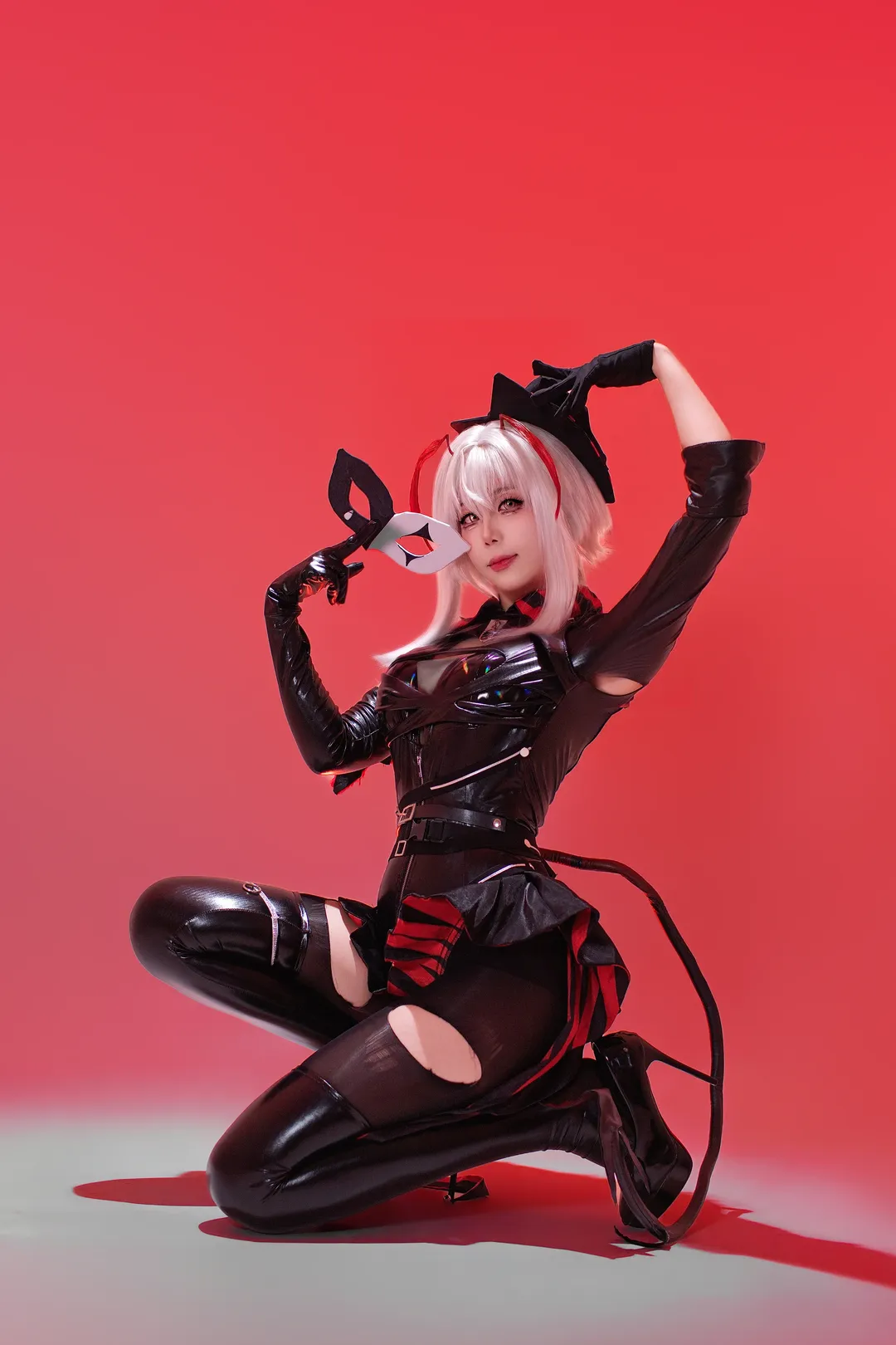 二次元, cosplay, 明日方舟, 愚夜密函cos, 漆皮