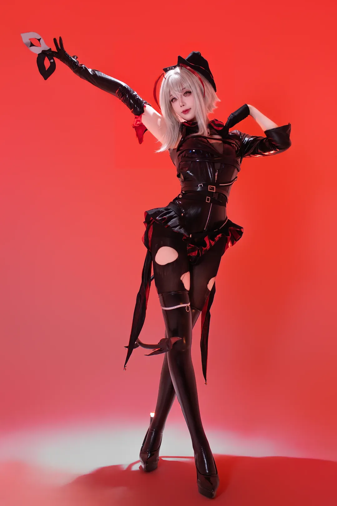 Cosplay摄影, 明日方舟, 音律联觉, 漆皮cosplay, W cos - 第1张