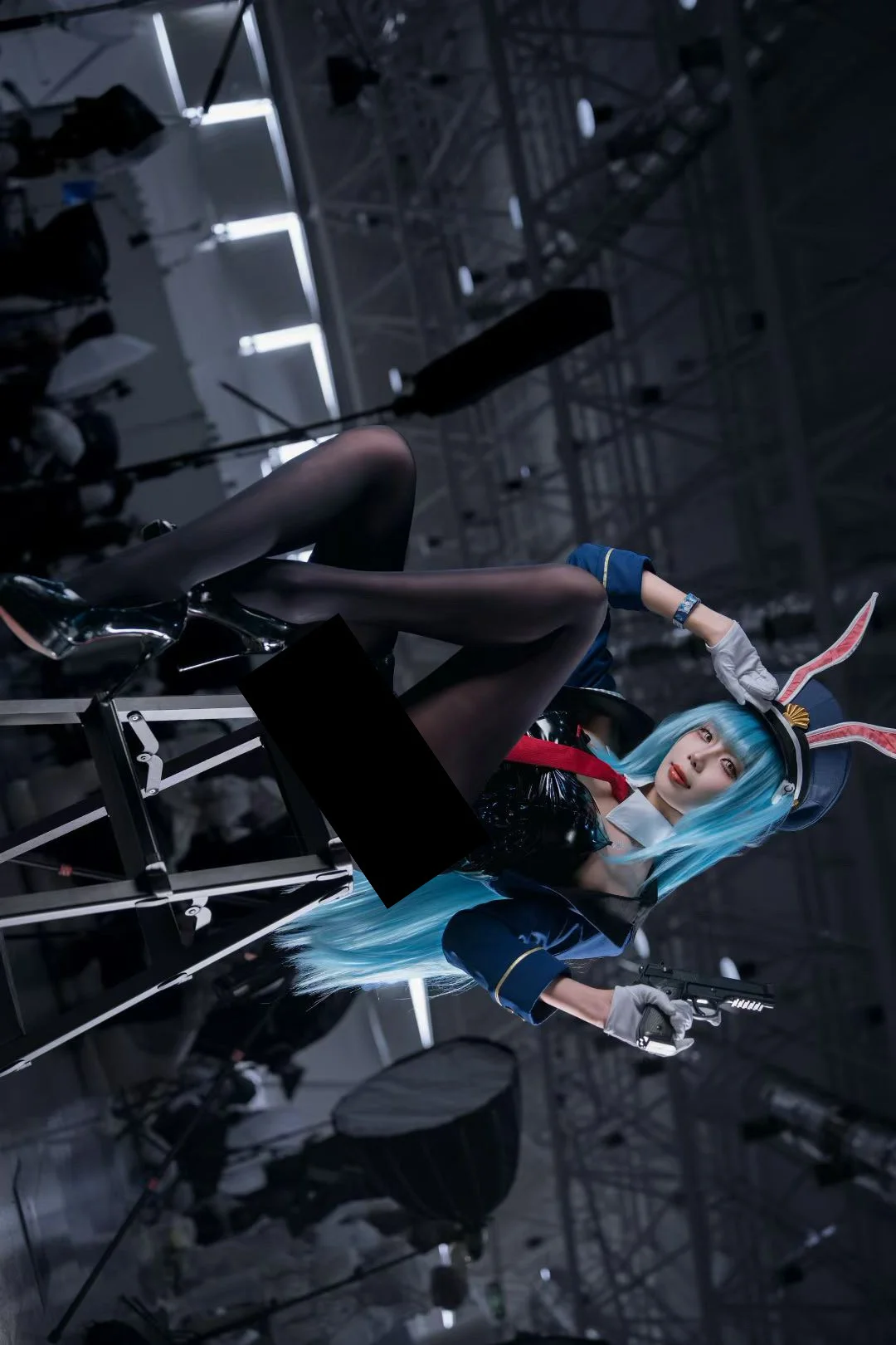 碧蓝航线, 漫展返图, cosplay分享, 黑丝穿搭, 海王星cos - 第2张