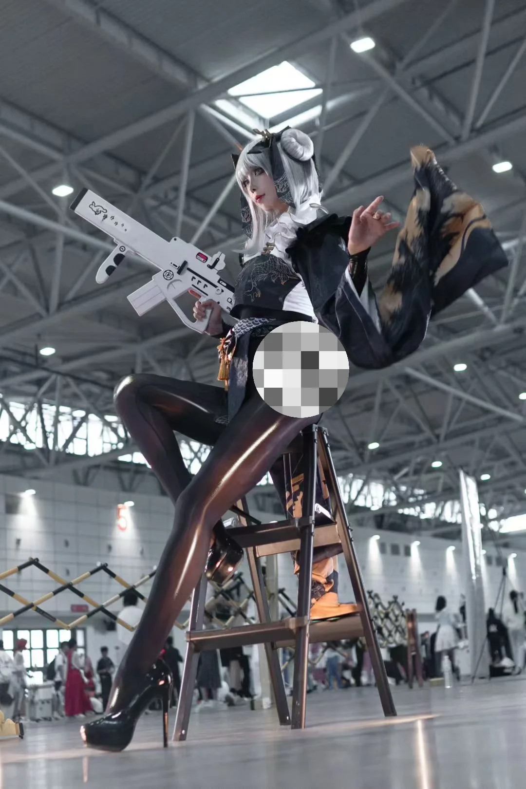 漫展返圖, 勝利女神, cosplay攝影, 布蘭兒白兔cos, 高光絲襪