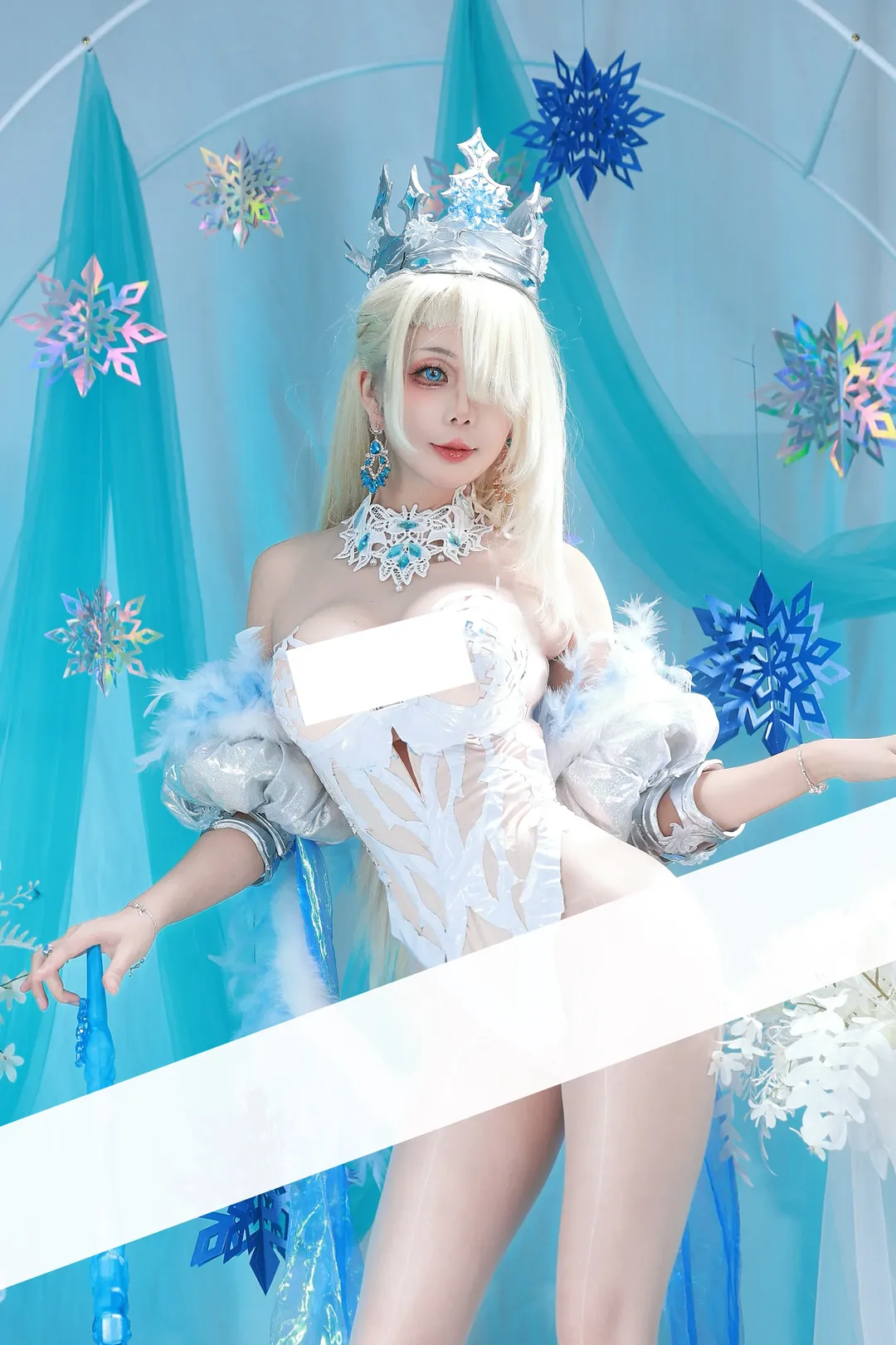 cosplay摄影, 威廉明娜cos, 棕色尘埃, 丝袜cos, 冰雪女王风 - 第2张