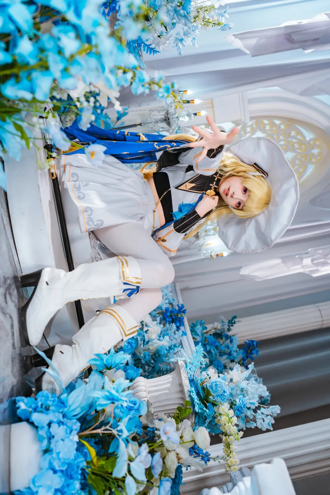 菲比cos, 鸣潮, cosplay, 摄影, 白丝 - 第5张