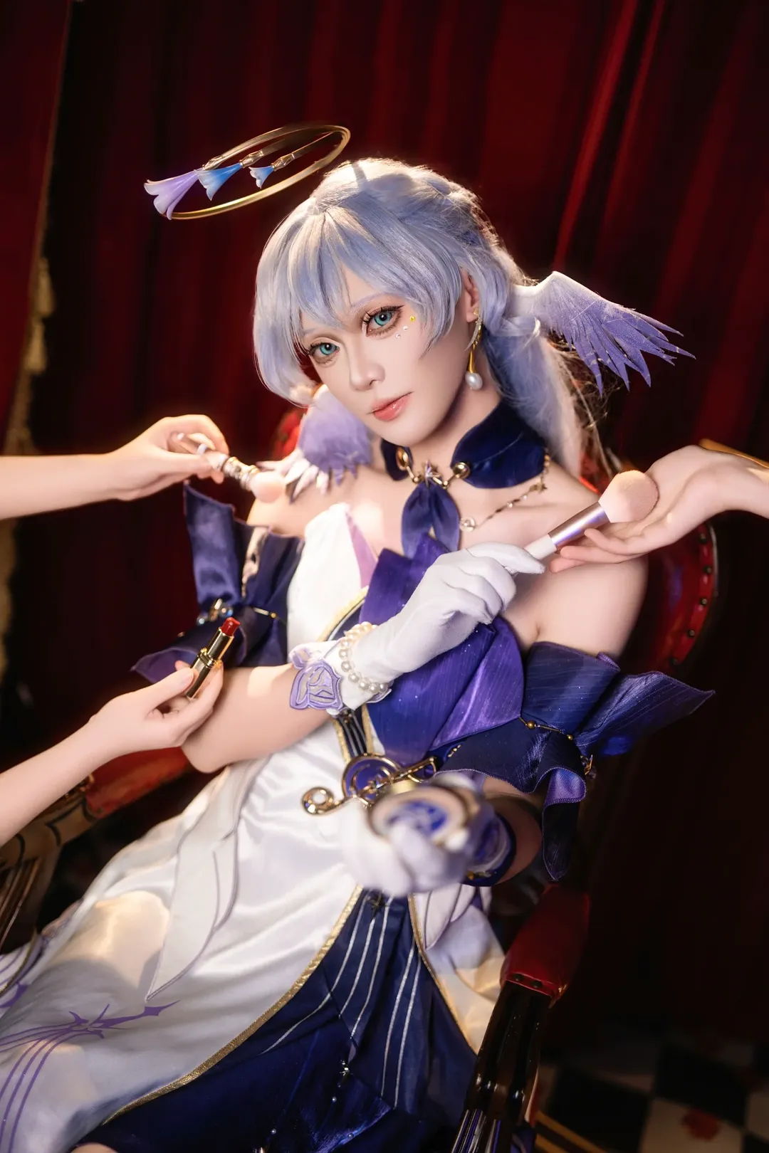 Honkai: Star Rail, Robin cosplay, Anime cosplay, Cosplay photography, Blue hair cosplay - Image 1
