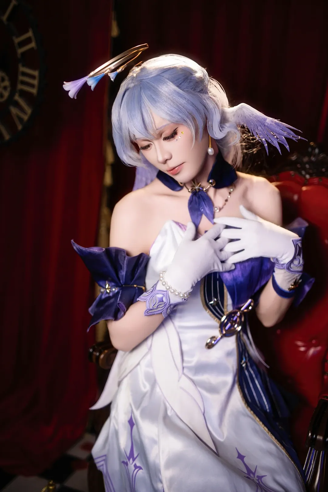 Honkai: Star Rail, Robin cosplay, Anime cosplay, Cosplay photography, Blue hair cosplay - Image 4