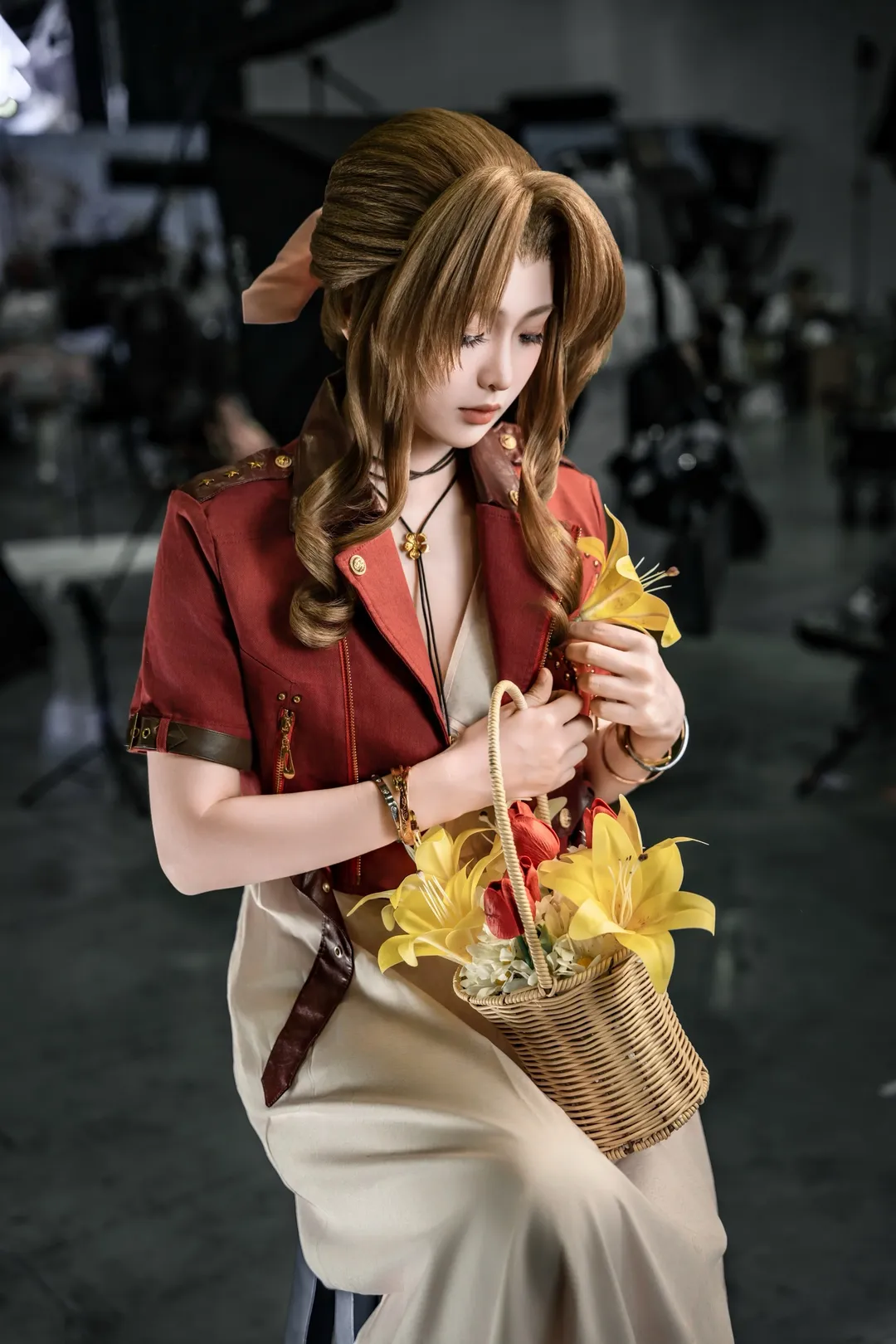 爱丽丝cos, 漫展返图, cosplay日常, 最终幻想7, 花之少女cos - 第1张