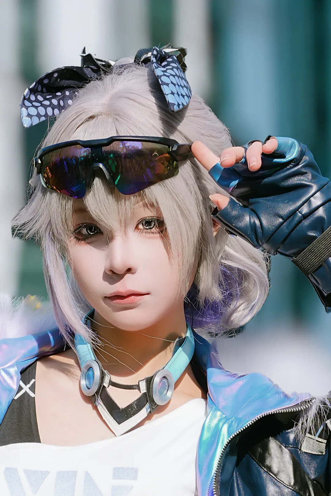 崩坏星穹铁道, 户外摄影, 漫展返图, 二次元cosplay, 银狼cos - 第1张