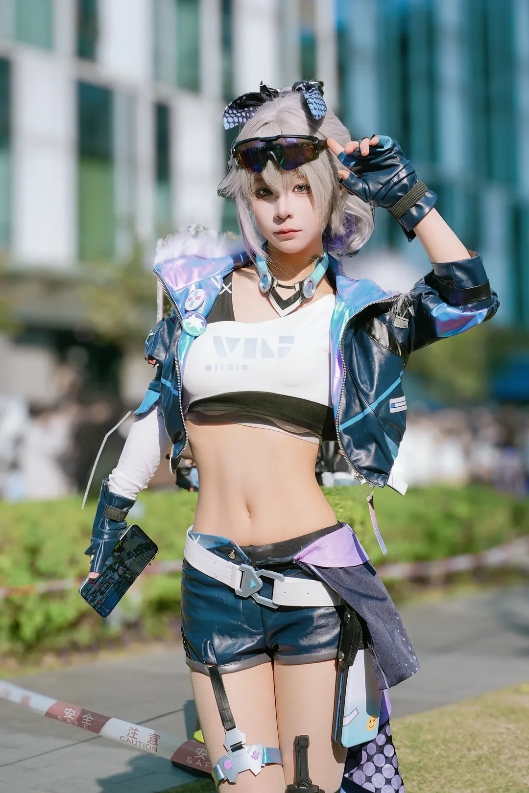 崩坏星穹铁道, 户外摄影, 漫展返图, 二次元cosplay, 银狼cos - 第2张