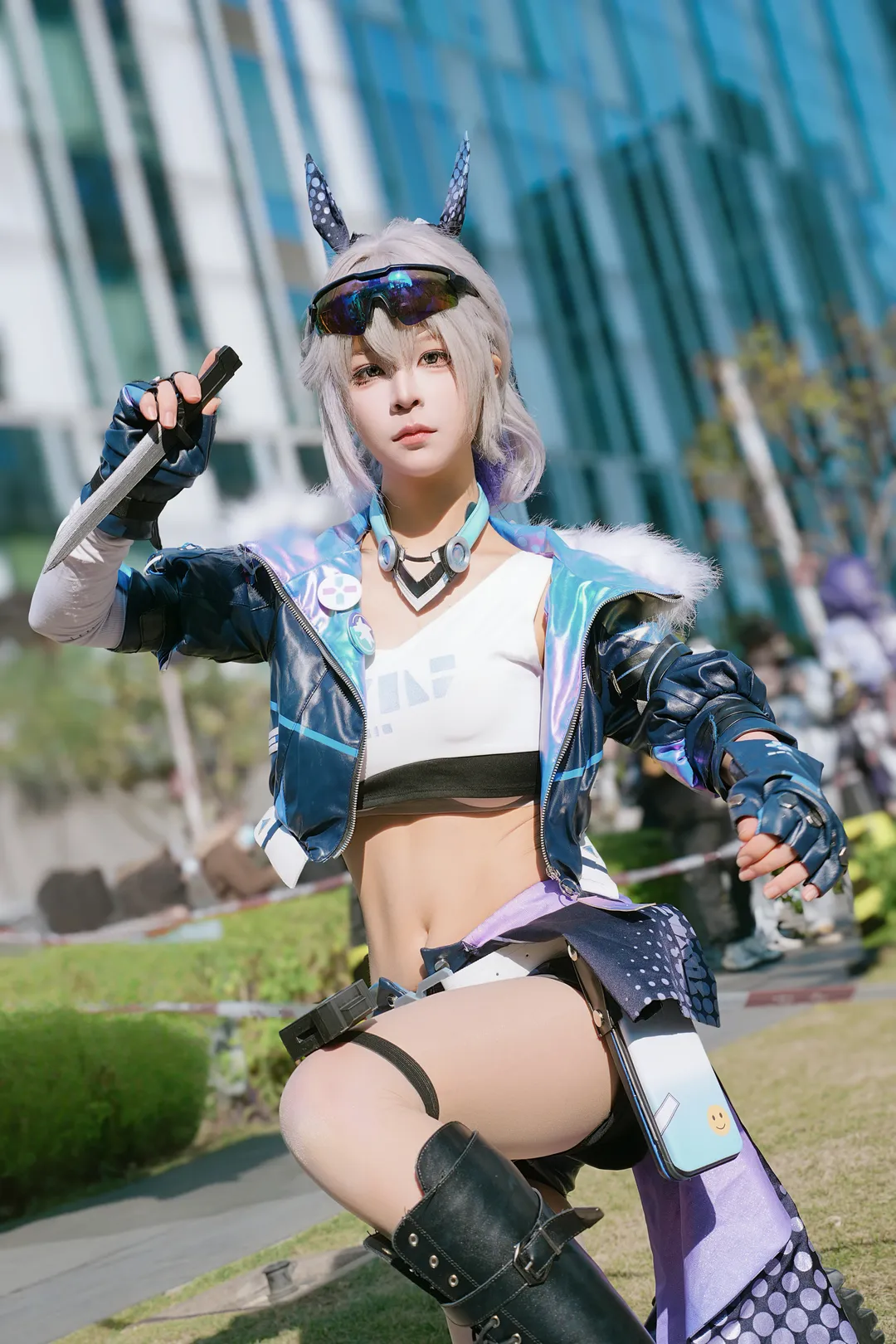 崩坏星穹铁道, 户外摄影, 漫展返图, 二次元cosplay, 银狼cos - 第4张