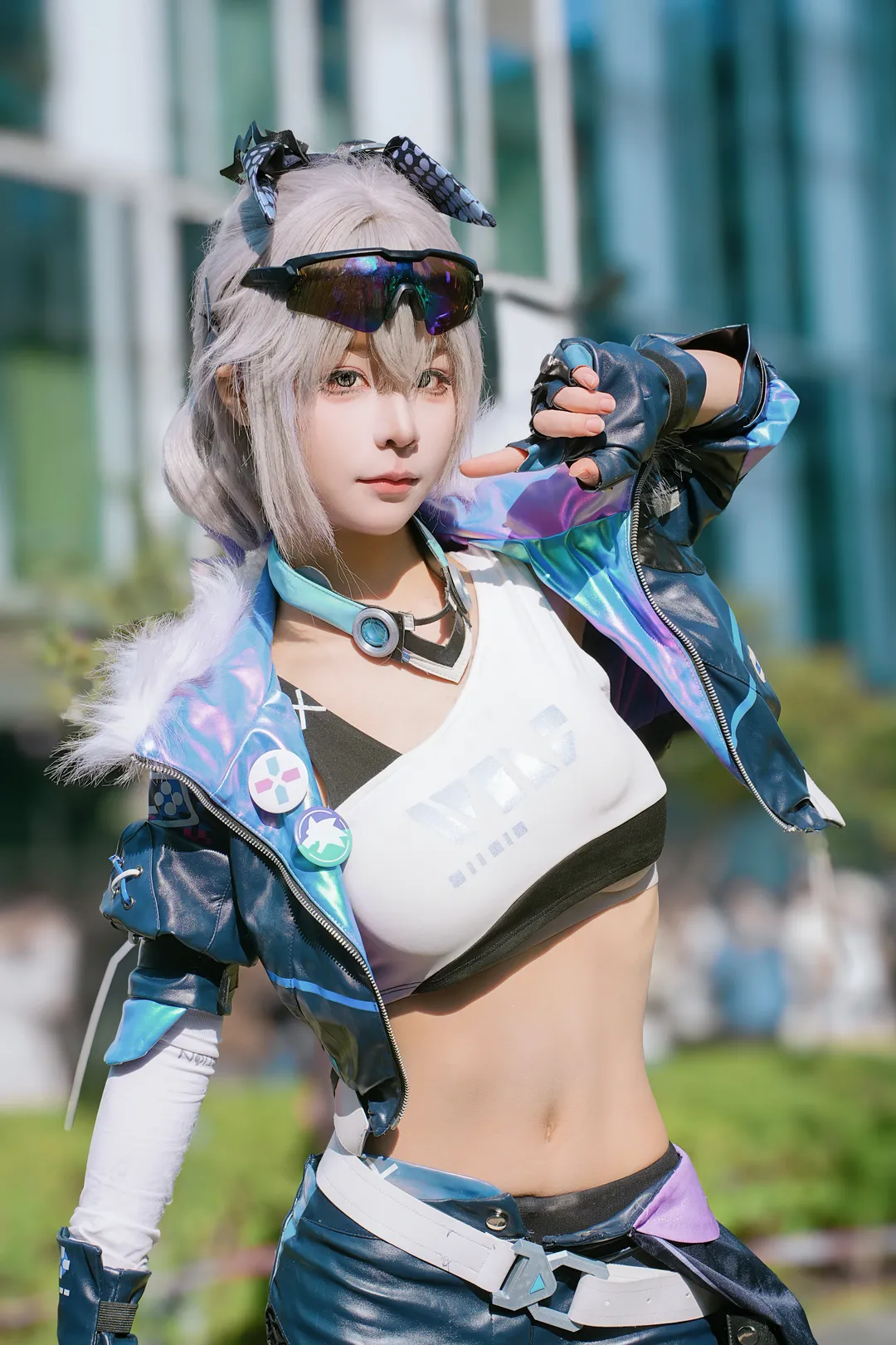 崩坏星穹铁道, 户外摄影, 漫展返图, 二次元cosplay, 银狼cos - 第6张