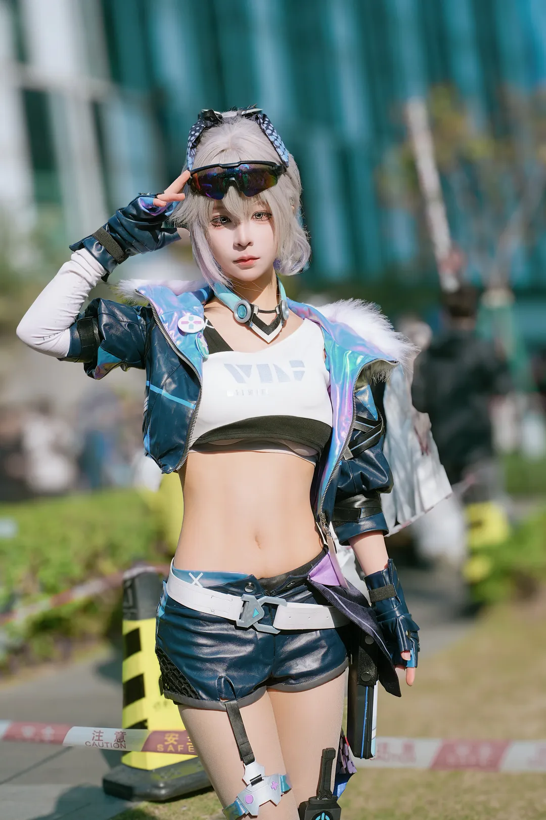 崩坏星穹铁道, 户外摄影, 漫展返图, 二次元cosplay, 银狼cos - 第7张