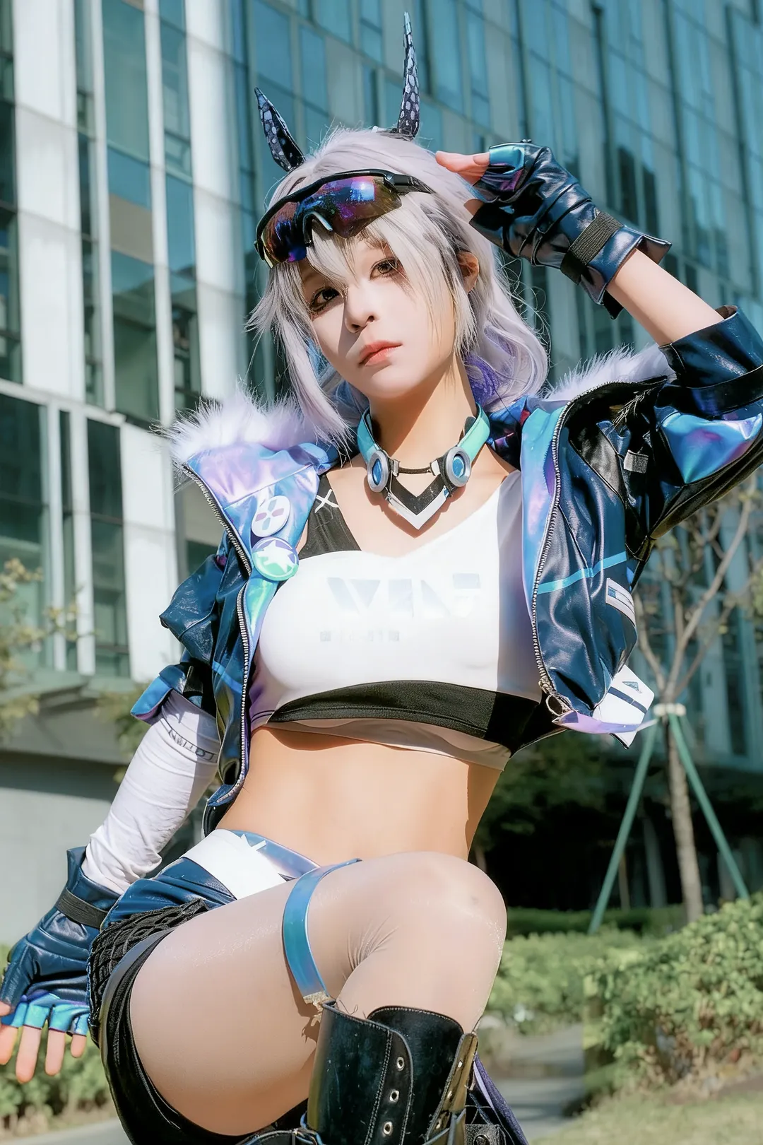 崩坏星穹铁道, 户外摄影, 漫展返图, 二次元cosplay, 银狼cos - 第8张