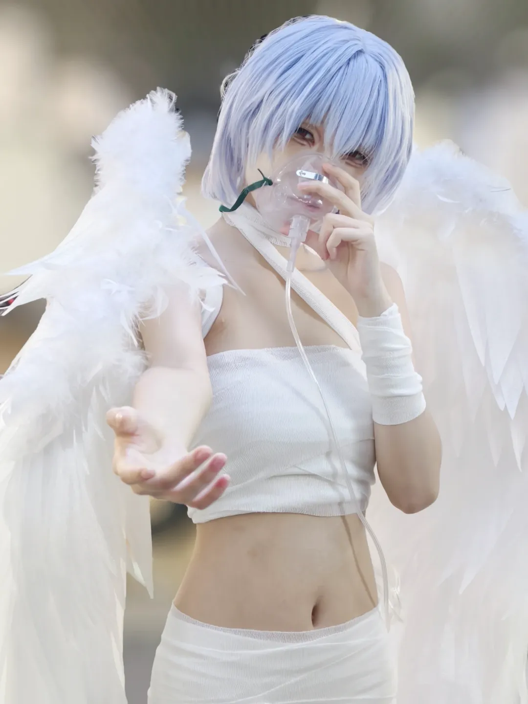 イベント写真, 二次元コスプレ, 綾波レイコスプレ, 新世紀エヴァンゲリオン, 天使コスプレ