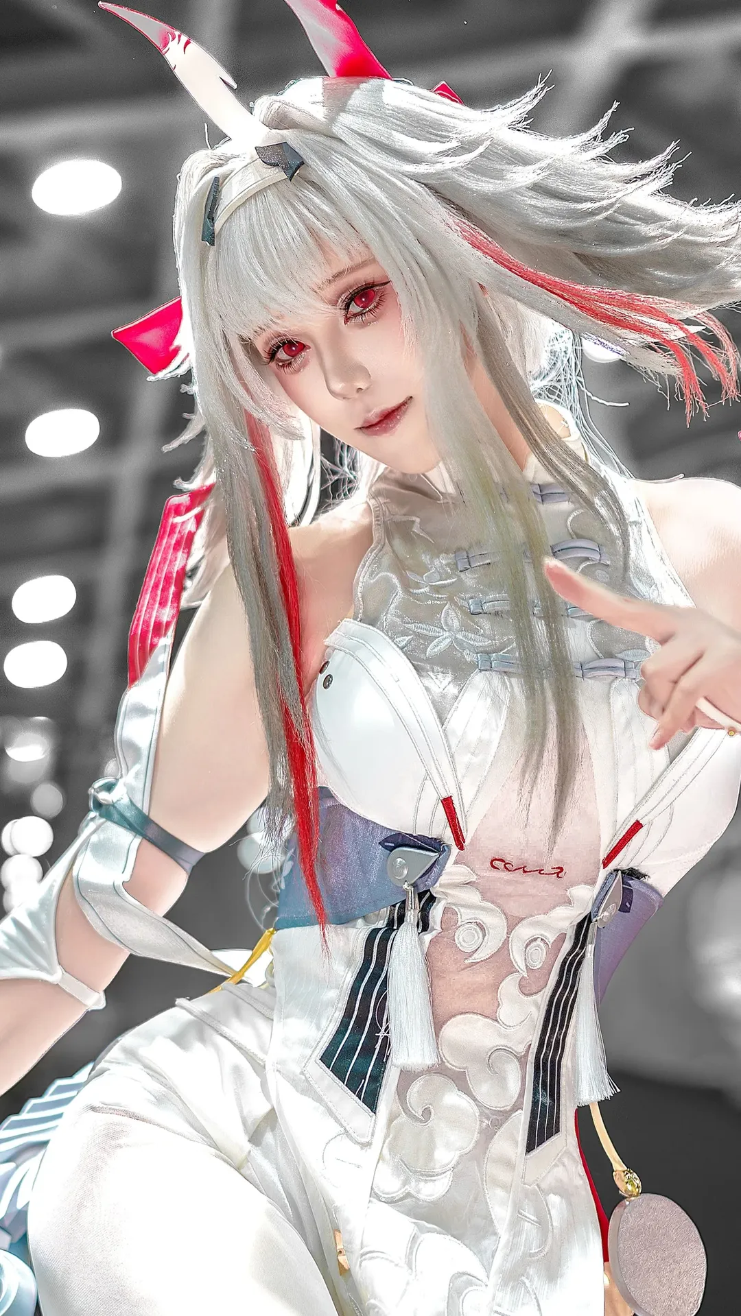 葉瞬光 コスプレ, ゼンレスゾーンゼロ, コスプレ, イベント撮影, ストッキング - 1枚目