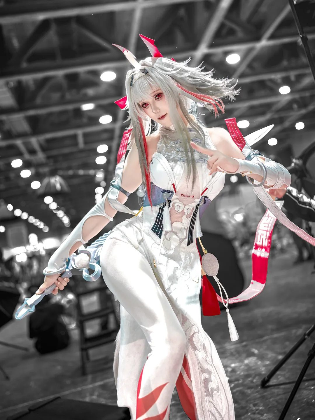 葉瞬光 コスプレ, ゼンレスゾーンゼロ, コスプレ, イベント撮影, ストッキング - 2枚目