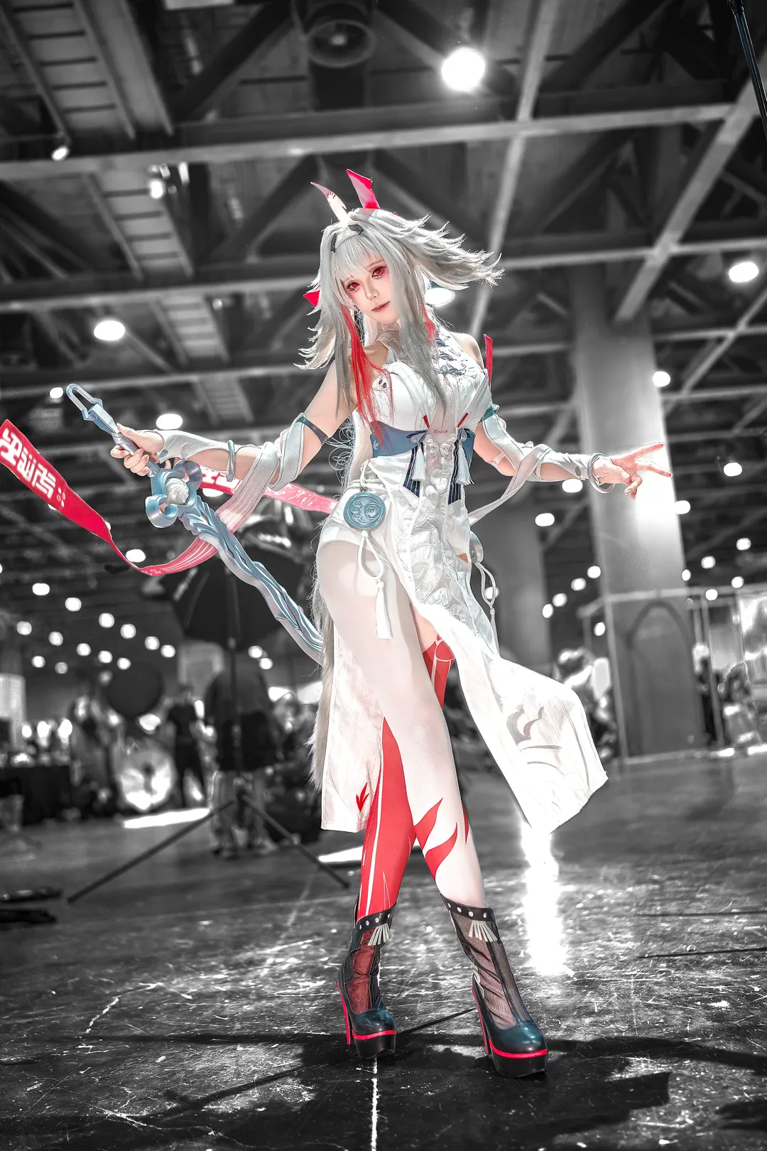 葉瞬光 コスプレ, ゼンレスゾーンゼロ, コスプレ, イベント撮影, ストッキング - 3枚目