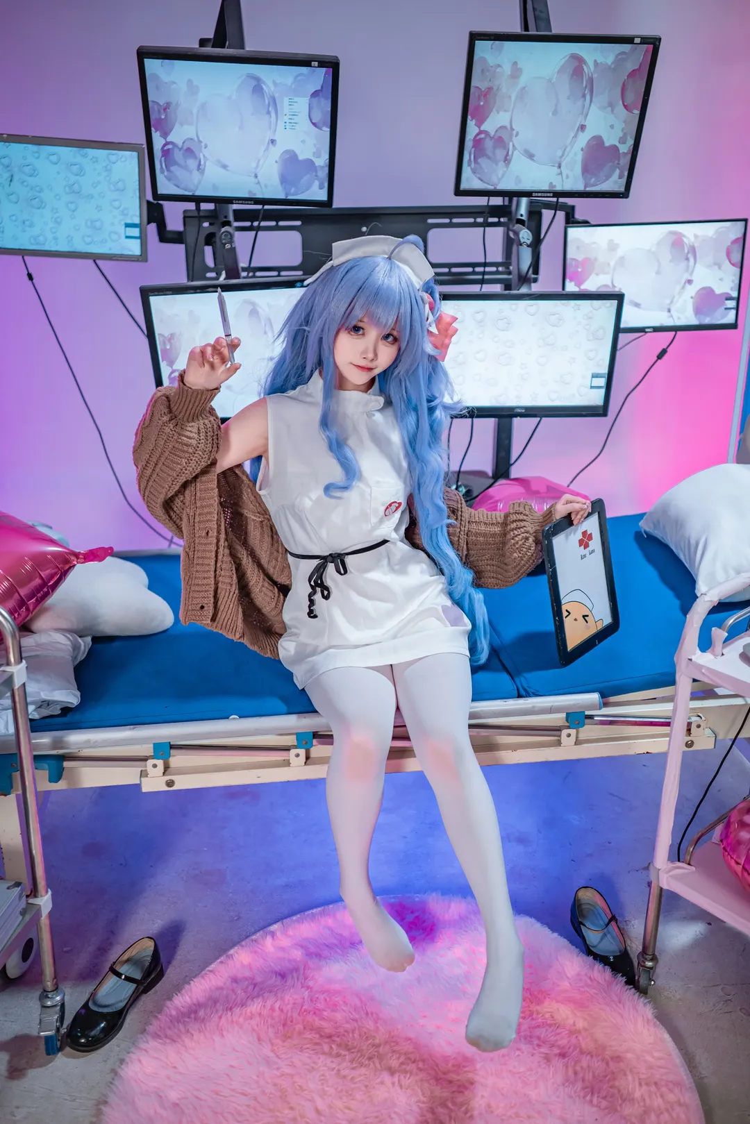 碧蓝航线, 二次元cosplay, 白丝, 独角兽cos, 护士cos