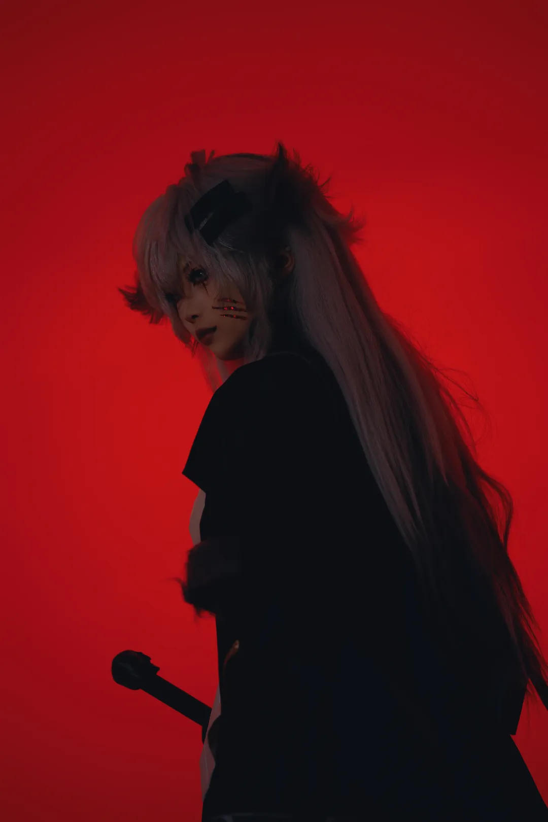 cosplay, 明日方舟, 拉普兰德cos, 红棚摄影, 高跟长筒靴 - 第1张
