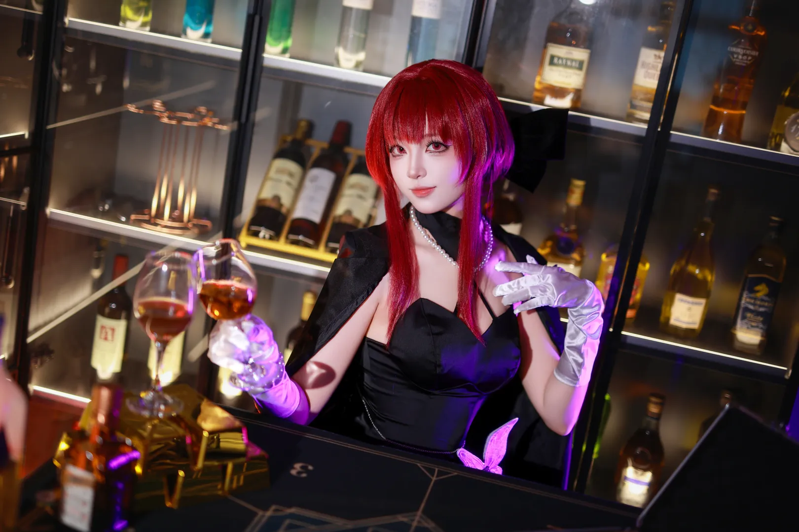 cosplay, 崩坏星穹铁道, 卡芙卡cos, 卡芙卡礼服, 酒会 - 第2张